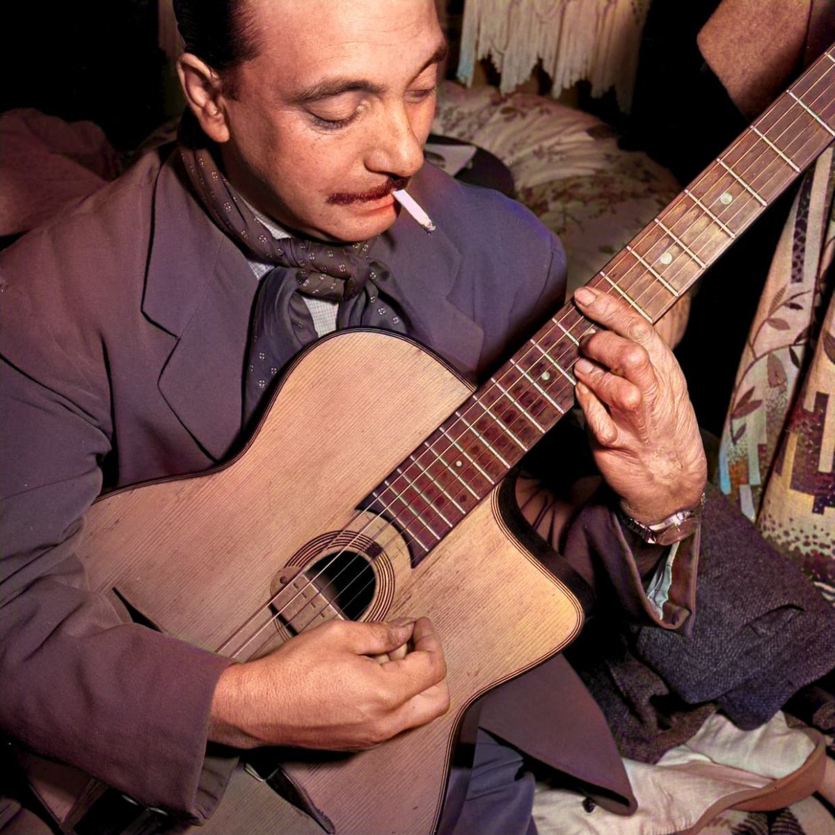 Django Reinhardt en couleur
